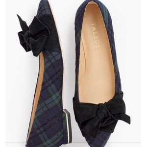 Talbots Edison Wrap Bow flats